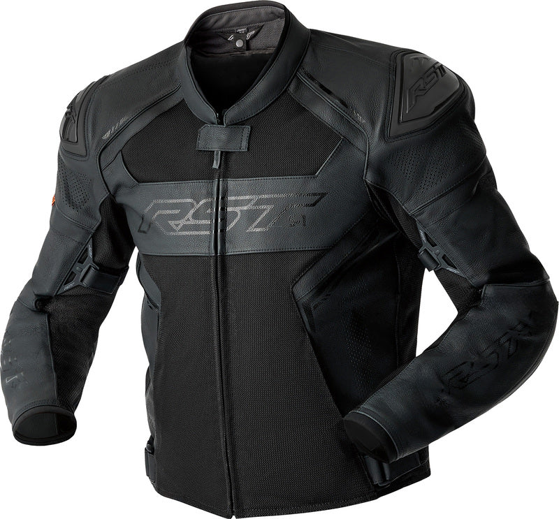 RST S1 Mesh D3O Leather Jacket - Black - Main
