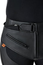 RST Tractech Evo D30 Leather Pants - Black/Flo Red - Extra
