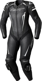 RST Tractech Evo D3O Leather Suit - Black/White - Extra