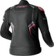 RST S1 D3O Leather Ladies Jacket - Black/Pink - Extra