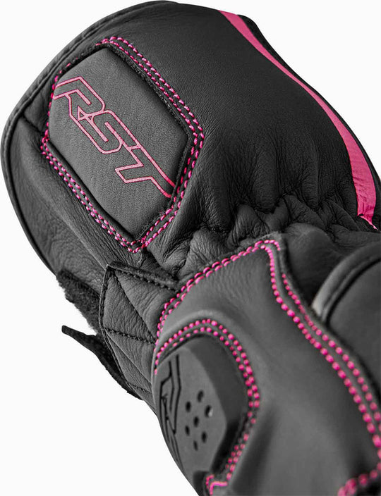 RST S1 Ladies Gloves - Black/Pink - Extra