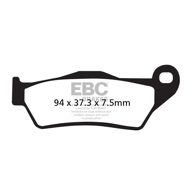 Placute de frana EBC | Rear: KTM : 18-21 790 Adventure; 18-21 790 Adventure R; 18-2...