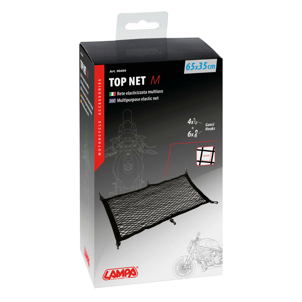 Plasa elastica bagaje moto | LAMPA Top-Net