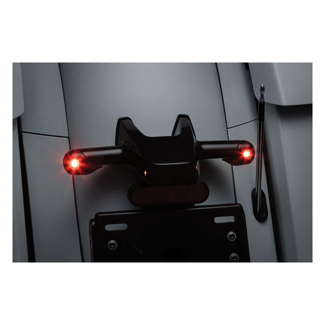 Kuryakyn, Rear atto turn signal adapters, gloss black