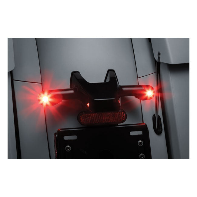 Kuryakyn, Rear atto turn signal adapters, gloss black