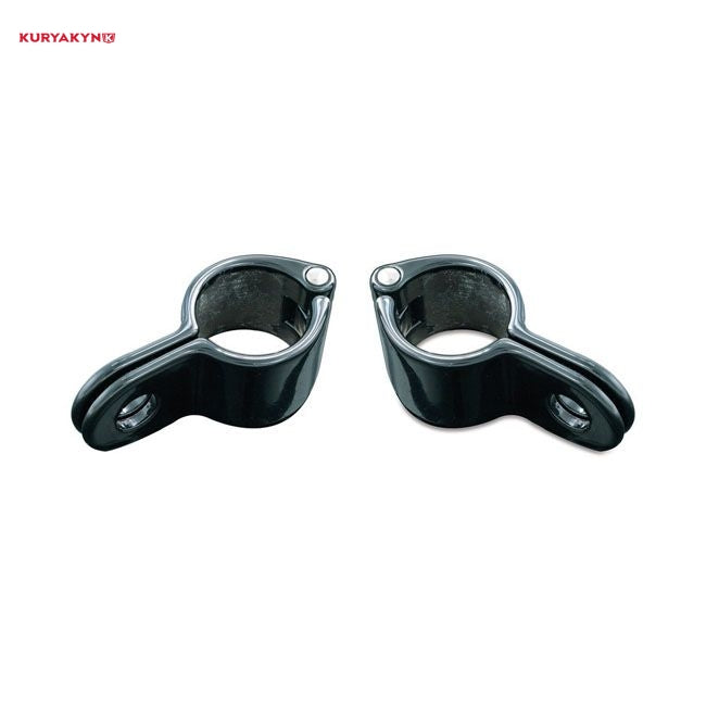 Kuryakyn, Magnum quick clamps, 1" (25.4mm). Gloss black