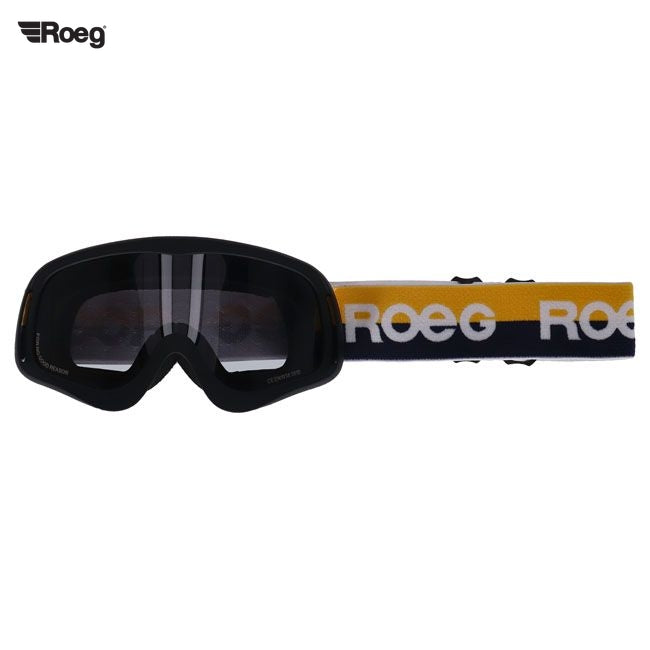 Roeg Peruna Yellow Stripe goggle black and yellow/blue strap