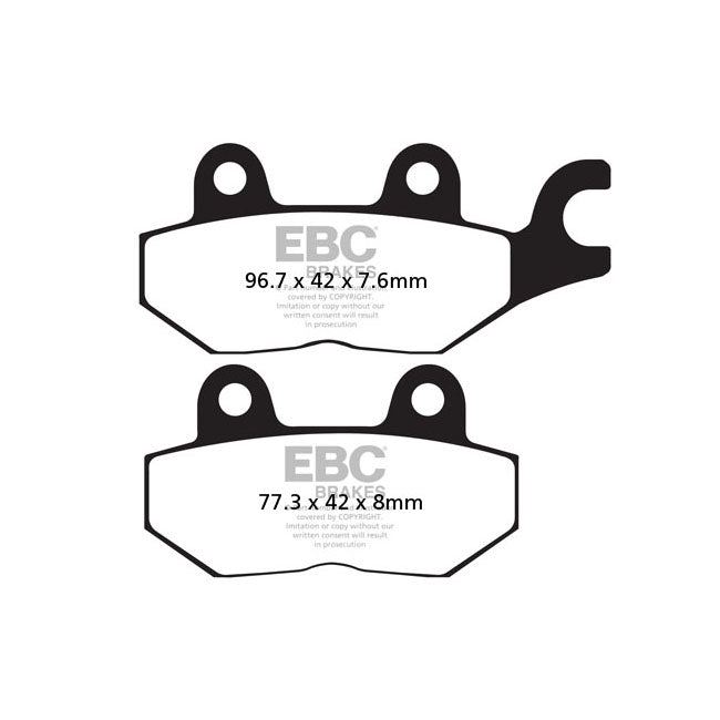 Placute de frana EBC | Front: Triumph: 93 Sprint All carb models (Up to VIN 9082); ...