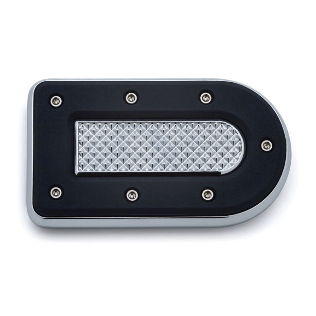 Kuryakyn, Heavy Industry brake pedal pad. Chrome