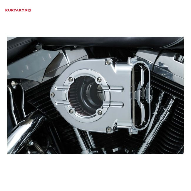 Kuryakyn, Hypercharger clear trapdoor. Chrome