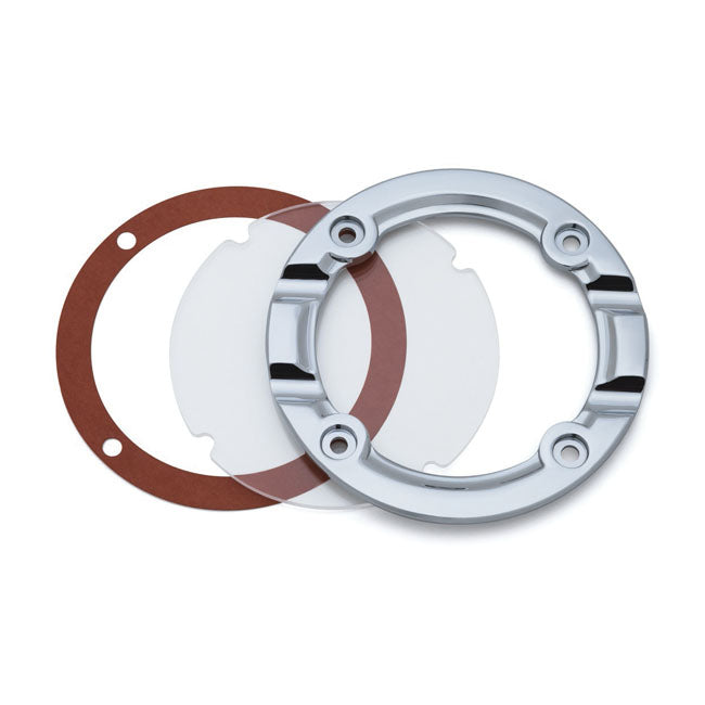 Kuryakyn, Hypercharger clear trapdoor. Chrome