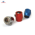 Goodridge hose clamps, 1/4 to 5/16". Red