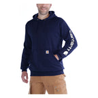 Carhartt Sleeve Logo hoodie new navy