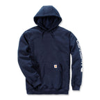 Carhartt Sleeve Logo hoodie new navy