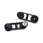 Kuryakyn, Batwing adjustable drop mirror mount. Black