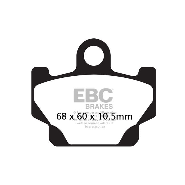 Placute de frana EBC | Front: Yamaha: 83-84 XZ 550...