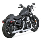Vance & Hines, Twin slash 3" slip-on PCX mufflers. chrome