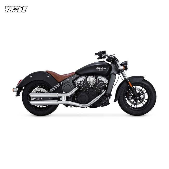 Vance & Hines Twin slash 3" slip-ons chrome