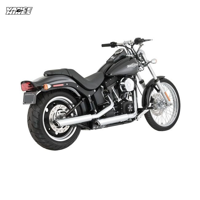 Vance & Hines, 3" Twin Slash slip-on PCX mufflers. Chrome