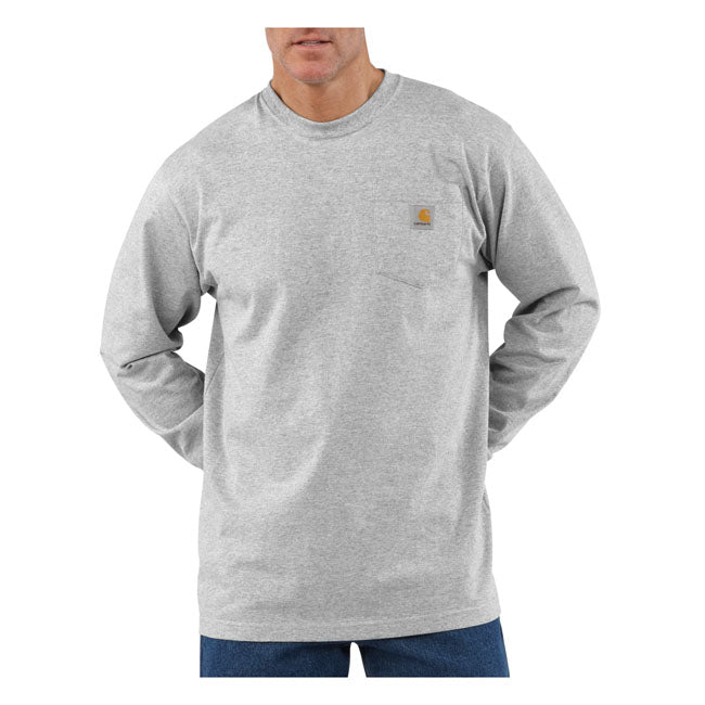 Carhartt Pocket long sleeve heather gray