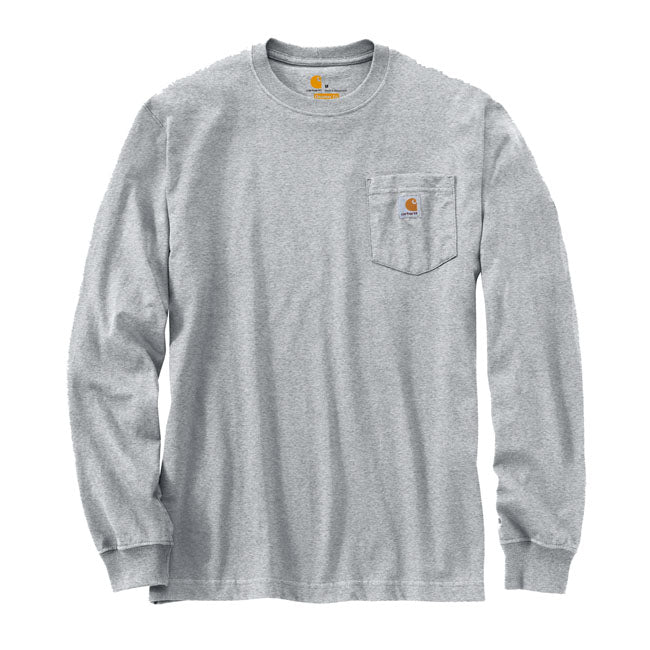 Carhartt Pocket long sleeve heather gray