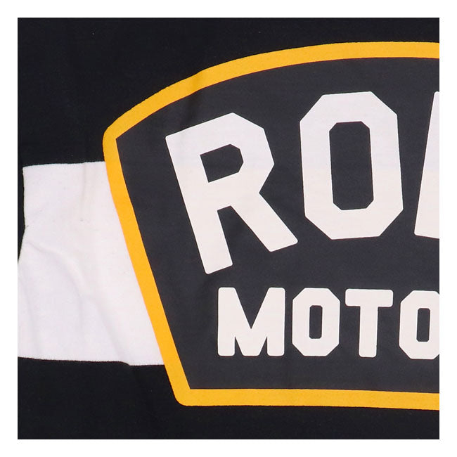 Roeg Shawn stripe sweatshirt off-white/black