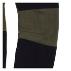Roeg Shawn stripe sweatshirt army/black