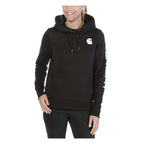 Carhartt Logo Sleeve female hoodie black