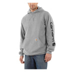 Carhartt Sleeve Logo hoodie gray/black