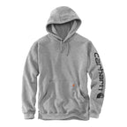 Carhartt Sleeve Logo hoodie gray/black