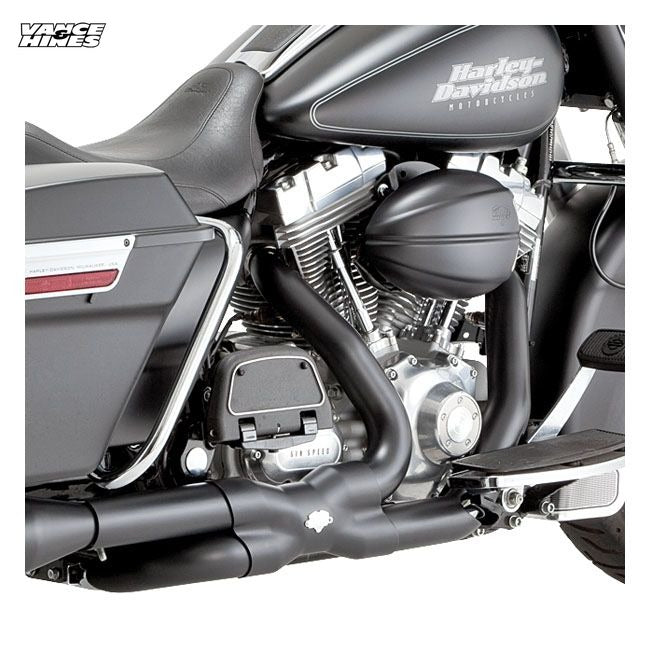 Vance & Hines, Power dual crossover head pipes. black