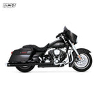 Vance & Hines, Dresser duals crossover head pipes. black
