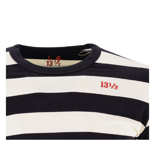 13 1/2 Behind Bars long sleeve white/black