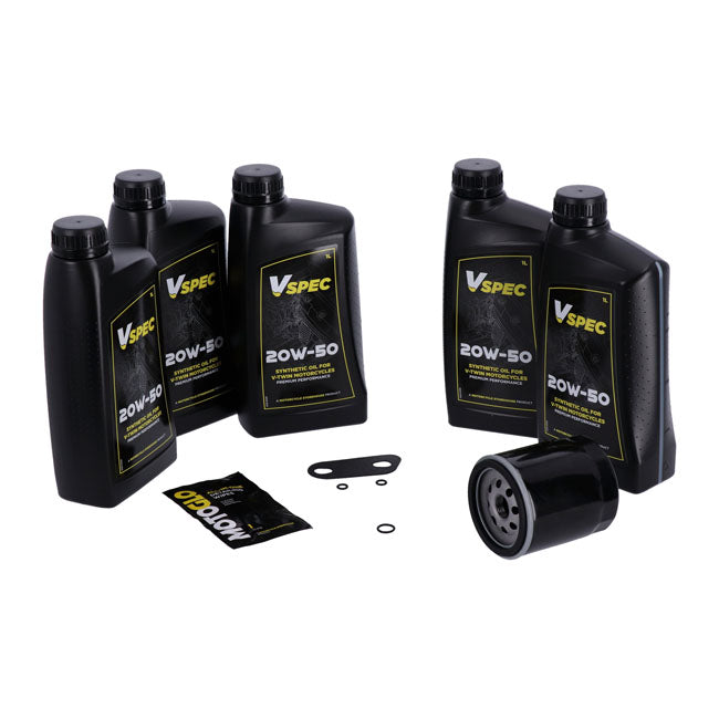 MCS, ''Big Oil'' service kit. Full synthetic. Black filter