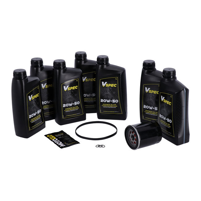 MCS, ''Big Oil'' service kit. Full synthetic. Black filter