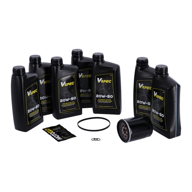 MCS, ''Big Oil'' service kit. Full synthetic. Black filter