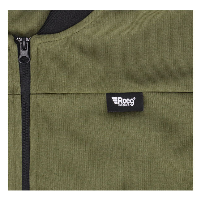 Roeg Frits track jacket army green
