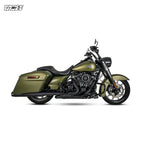 Vance & Hines, Blackbird 450 slip-on mufflers. Black