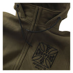 WCC OG ATX zip hoodie olive green
