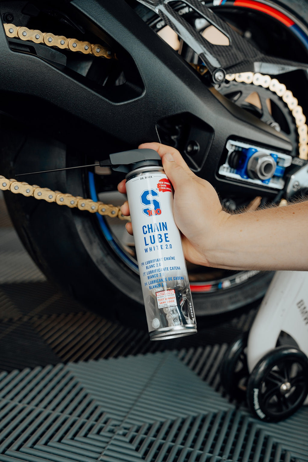Spray ungere lanț moto | S100 White 2.0