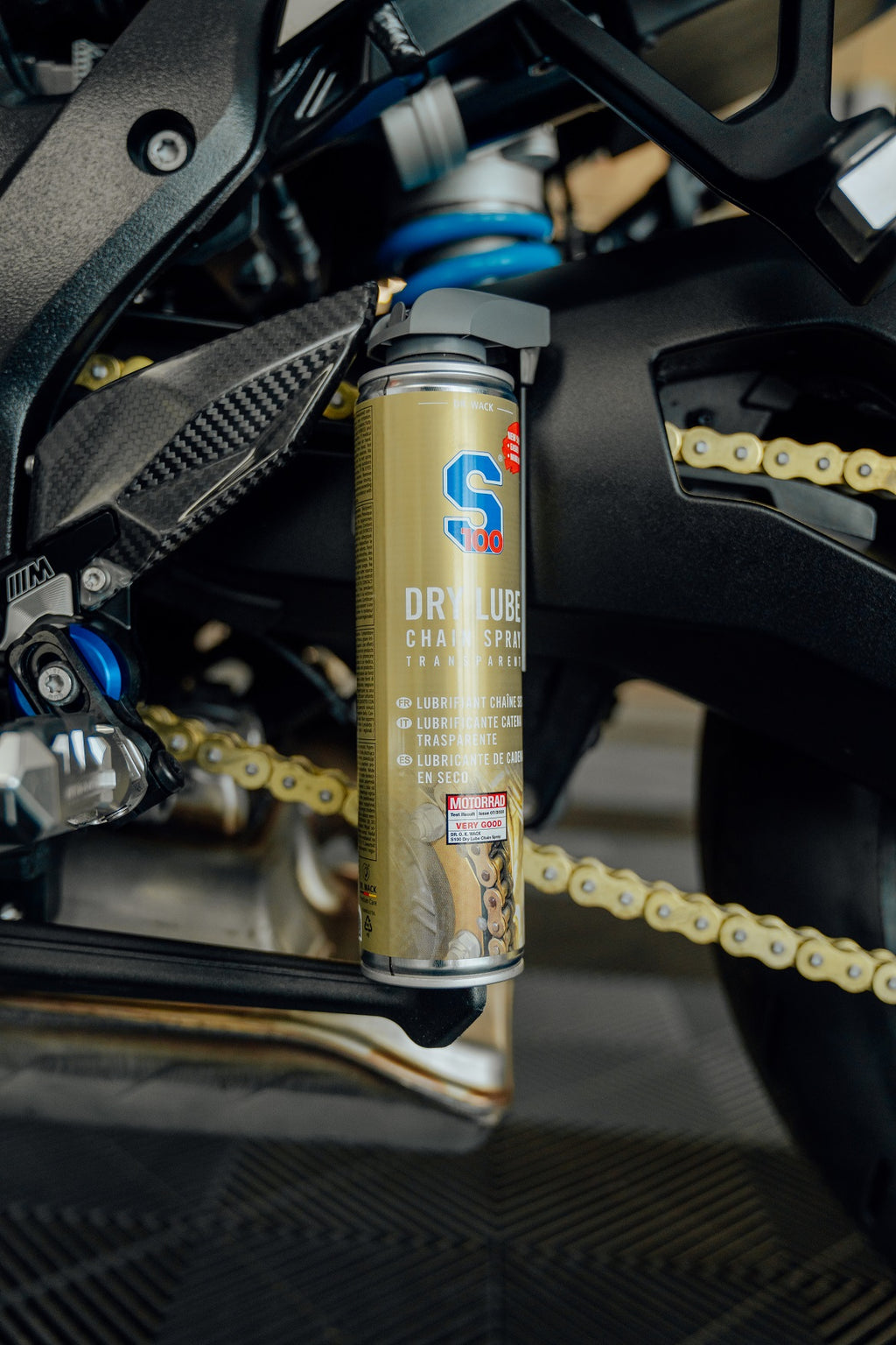 Spray ungere lanț moto | S100 Dry Transparent