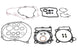 Set garnituri pentru motor WINDEROSA 8110027 