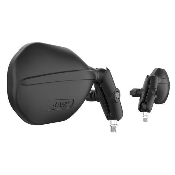 Kit RAM® Tough-Mirror™ cu baze M10-1.25 - braț mediu