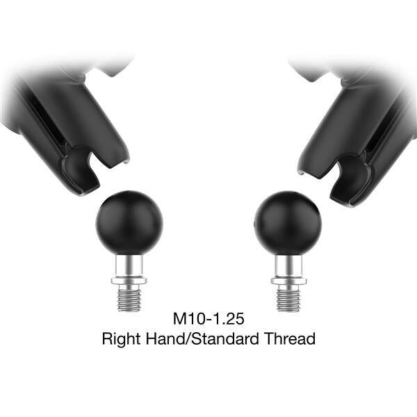 Kit RAM® Tough-Mirror™ cu baze M10-1.25 - braț mediu