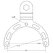 RAM® Bază sferică pentru rezervor de benzină mic pentru motociclete