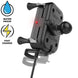 RAM® Tough-Charge™ 15W Suport pentru motocicletă cu încărcare fără fir rezistent la apă