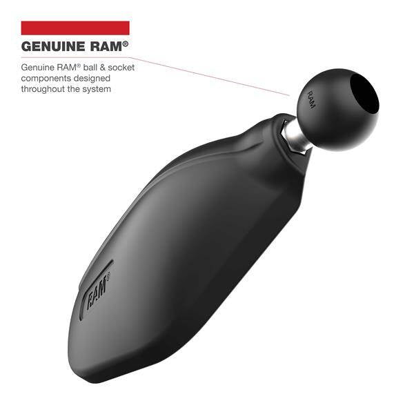 RAM® Tough-Mirror™ Oglindă dreaptă cu bilă