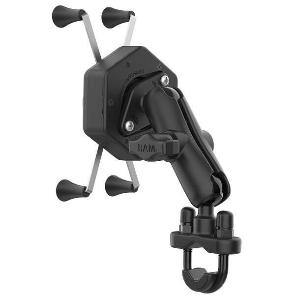 RAM® X-Grip® Suport mare pentru telefon cu Vibe-Safe™ și bază U-Bolt - Mediu
