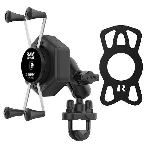 RAM® X-Grip® Suport mare pentru telefon cu Vibe-Safe™ și bază U-Bolt - scurt