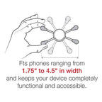 RAM® X-Grip® Suport mare pentru telefon cu bază U-Bolt pentru ghidon - Mediu